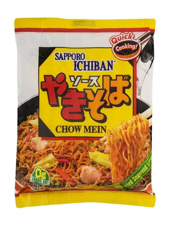 Order Sapporo Ichiban Chow Mein - 3.6 Ounces food online from Novato Harvest Market store, Novato on bringmethat.com
