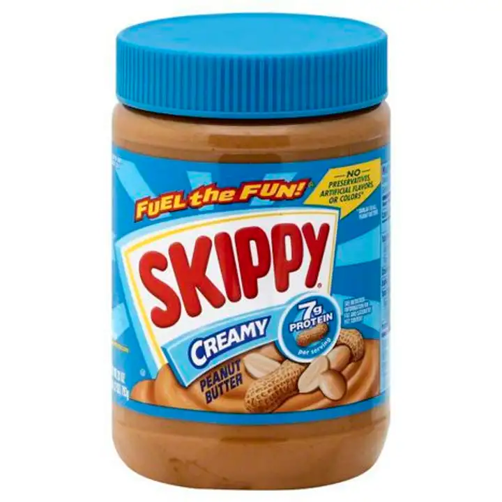 Order Skippy Peanut Butter, Creamy - 28 Ounces food online from Holiday farms store, Roslyn Heights on bringmethat.com