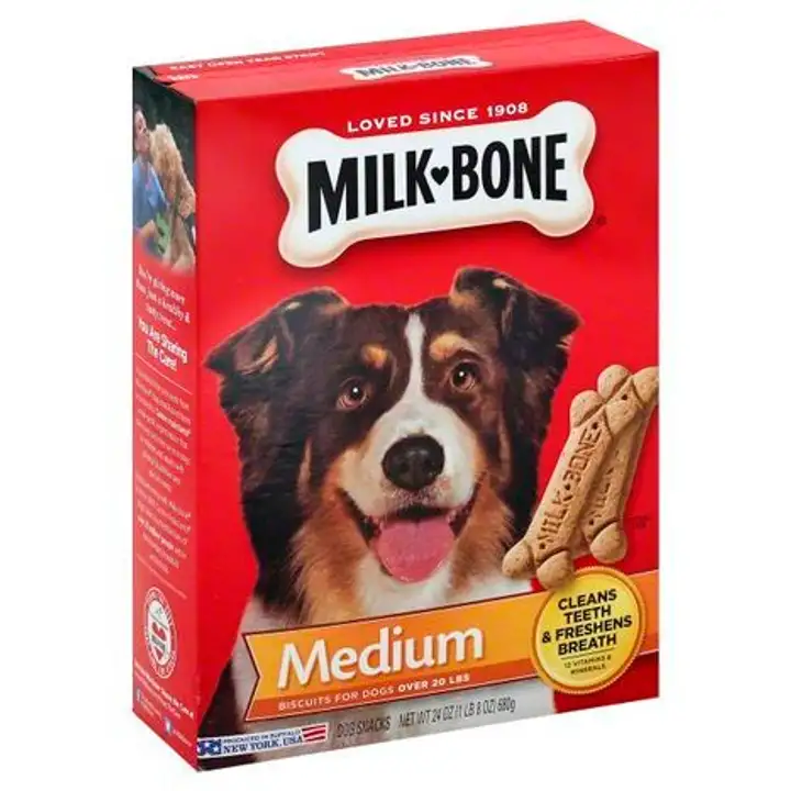 Order Milk Bone Dog Snacks, Medium - 24 Ounces food online from Fligner Market store, Lorain on bringmethat.com