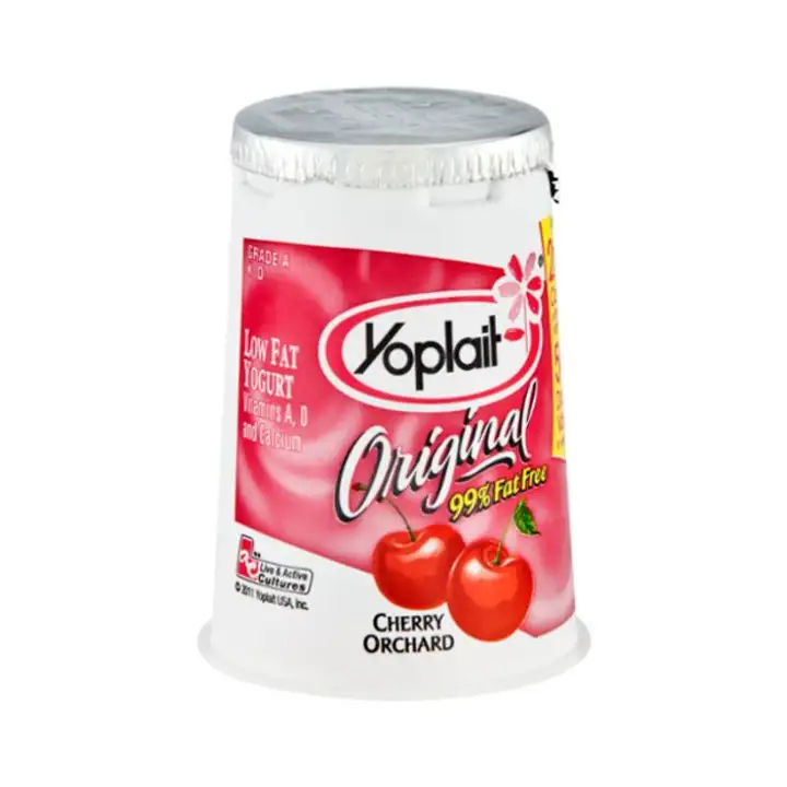 Order Yoplait Original Yogurt, Low Fat, Cherry Orchard - 6 Ounces food online from Novato Harvest Market store, Novato on bringmethat.com