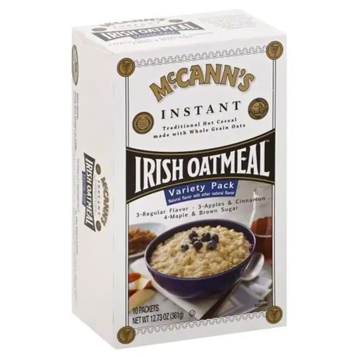 Order McCanns Oatmeal, Irish, Instant, Variety Pack - 12.73 Ounces food online from Novato Harvest Market store, Novato on bringmethat.com