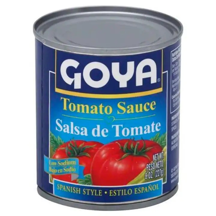 Order Goya Tomato Sauce, Spanish Style, Low Sodium - 8 Ounces food online from Fligner Market store, Lorain on bringmethat.com