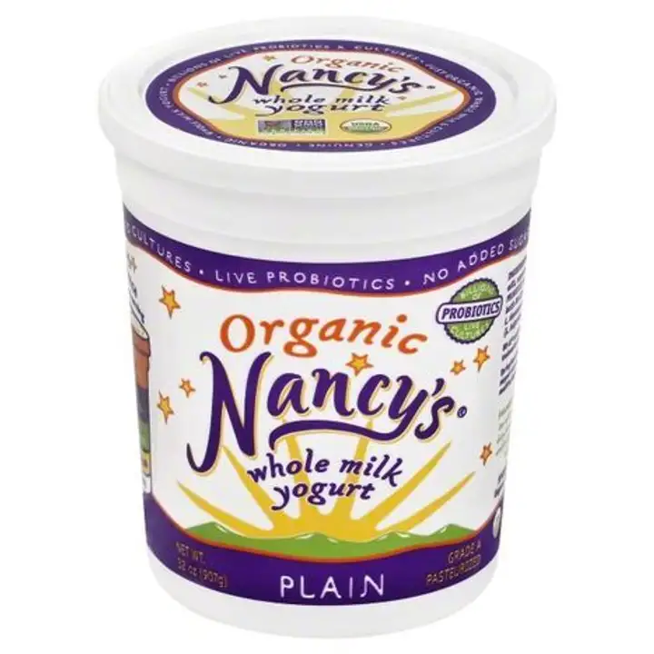 Order Nancys Yogurt, Organic, Whole Milk, Plain - 32 Ounces food online from Whole Foods Co-Op Denfeld store, Duluth on bringmethat.com