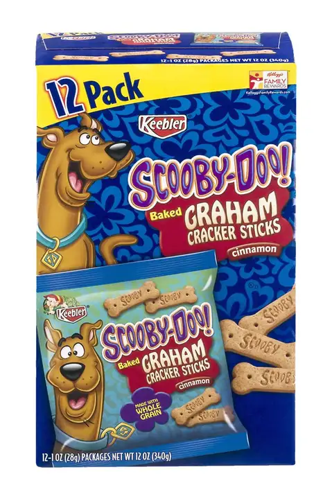 Order Keebler Graham Cracker Sticks, Scooby Doo!, Cinnamon, 12 Pack - 12 Ounces food online from Holiday farms store, Roslyn Heights on bringmethat.com