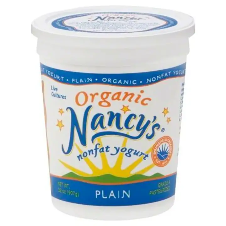 Order Nancys Organic Yogurt, Nonfat, Organic, Plain - 32 Ounces food online from Whole Foods Co-Op Denfeld store, Duluth on bringmethat.com