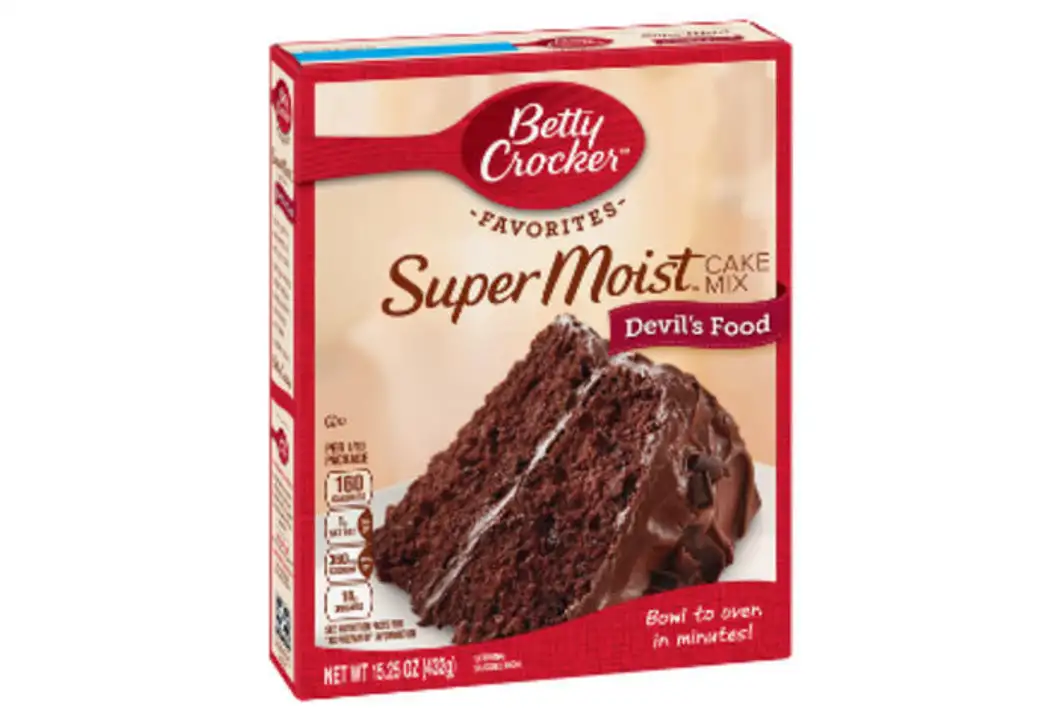 Order Betty Crocker Favorites Cake Mix, Super Moist, Devil's Food - 15.25 Ounces food online from Novato Harvest Market store, Novato on bringmethat.com
