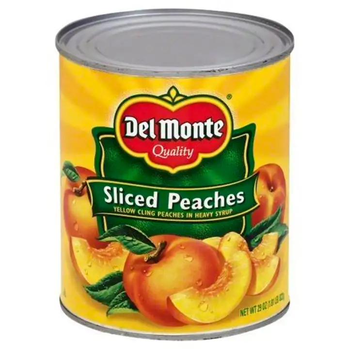 Order Del Monte Peaches, Sliced, in Heavy Syrup - 29 Ounces food online from Meats Supreme store, Brooklyn on bringmethat.com