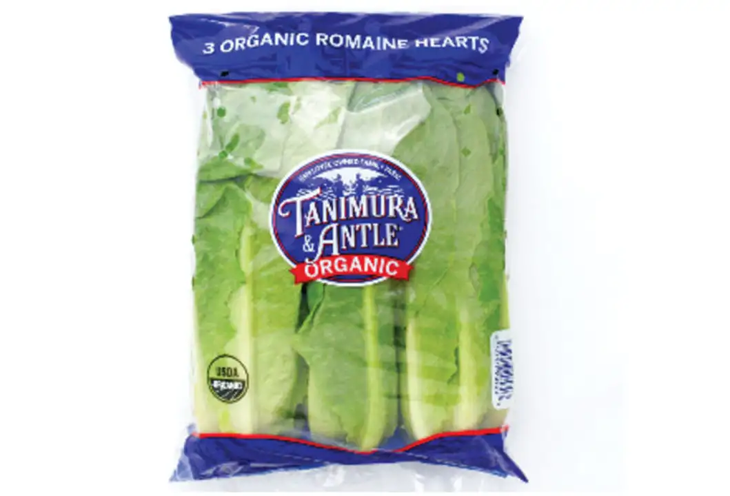 Order Tanimura & Antle Organic Romaine Hearts - 3 Count food online from Fligner Market store, Lorain on bringmethat.com