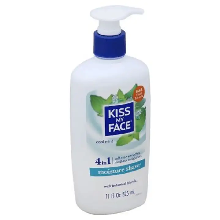 Order Kiss My Face Moisture Shave, 4 in 1, Cool Mint - 11 Ounces food online from Whole Foods Co-Op Denfeld store, Duluth on bringmethat.com