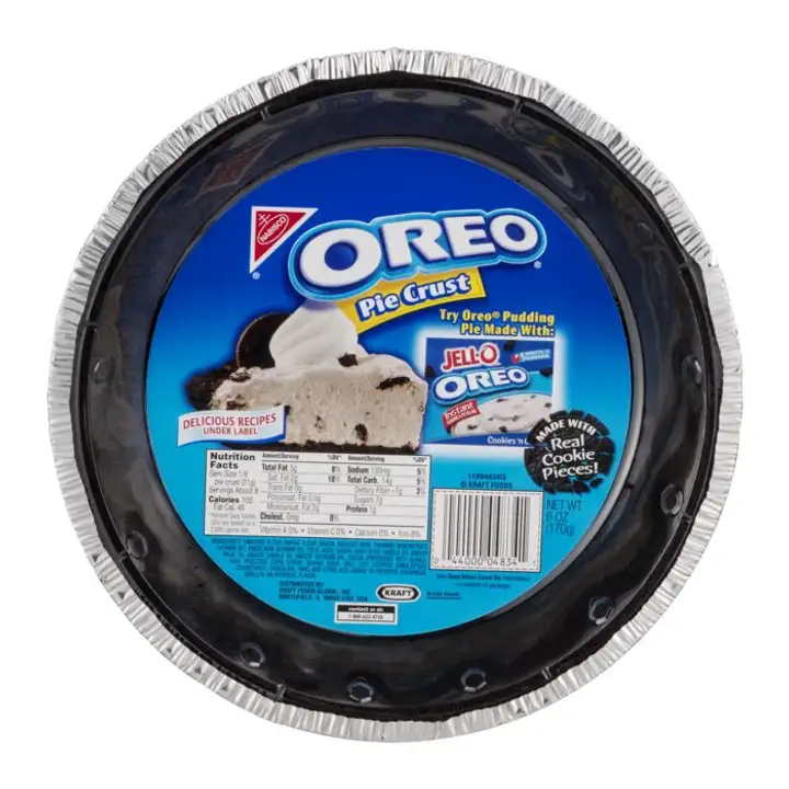 Order Oreo Pie Crust - 6 Ounces food online from Holiday farms store, Roslyn Heights on bringmethat.com